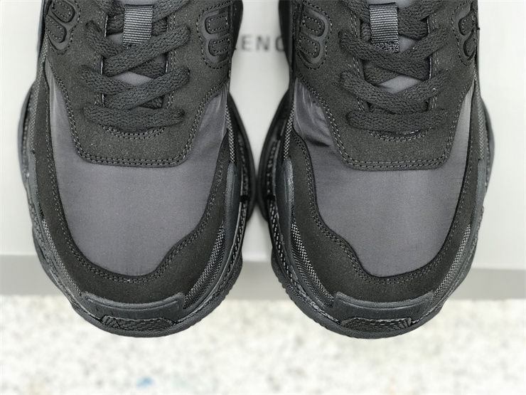 Thumbnail: Balenciaga Triple S Nylon Sneaker "Black"