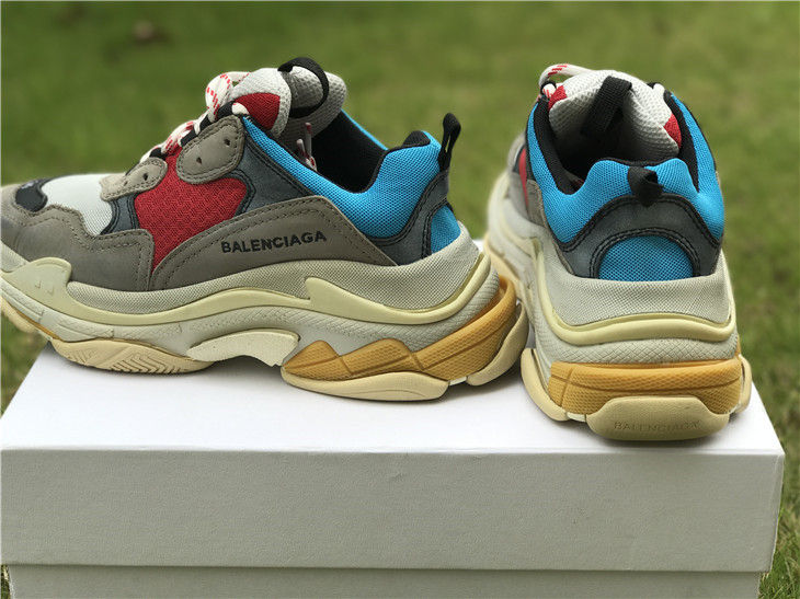 Thumbnail: Balenciaga Triple S Sneaker "Blue Red"
