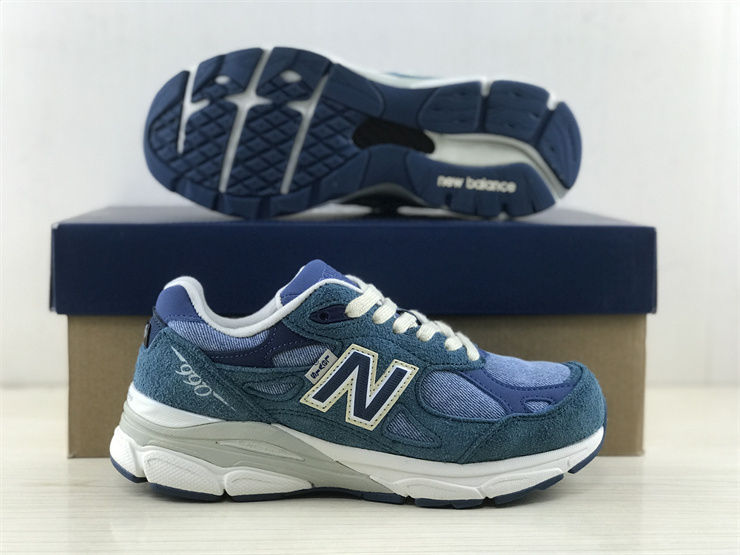 Thumbnail: Levi's x New Balance 990v3 Made In USA "Mallard Blue"