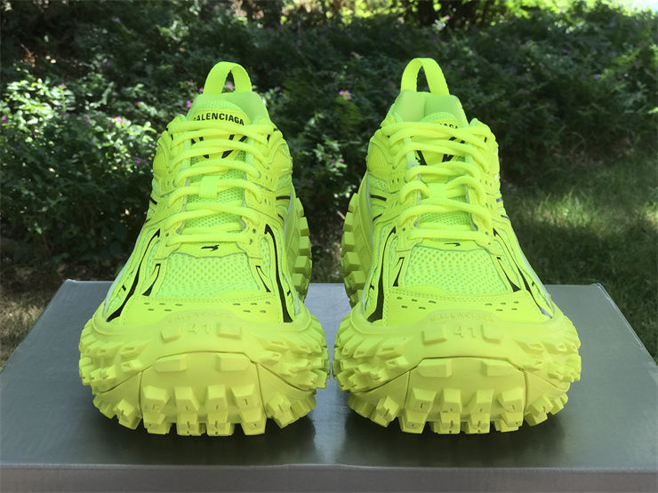 Thumbnail: Balenciaga Defender Sneaker "Fluo Yellow"