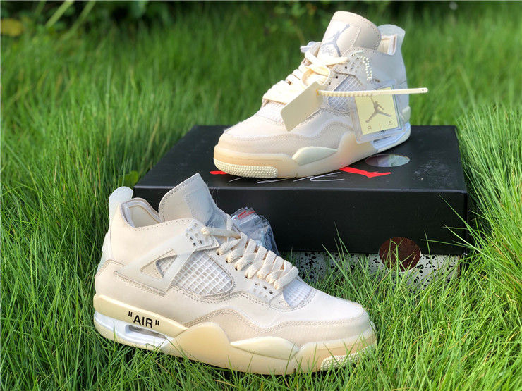 Thumbnail: Off-White x Air Jordan 4 "Sail"