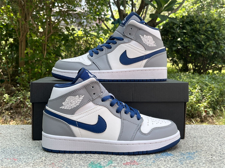Thumbnail: Air Jordan 1 - Mid "Cement True Blue"