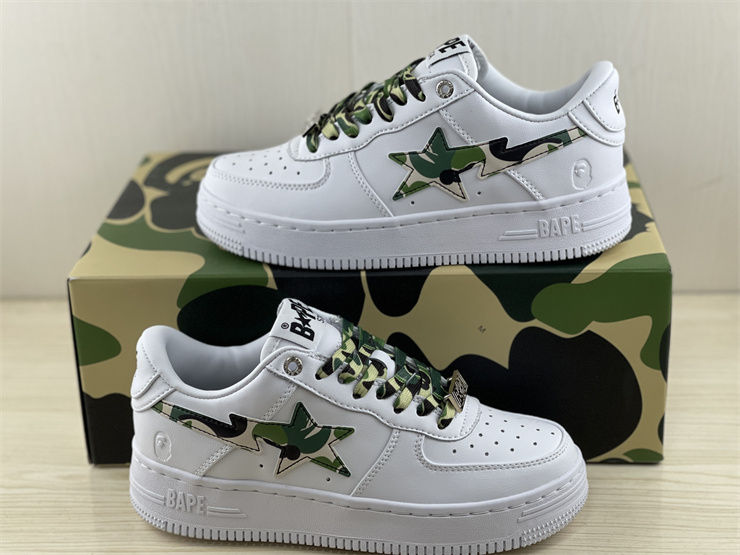 Thumbnail: Bapesta - Low "ABC Camo - Green"