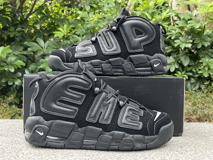 Thumbnail: Supreme x Nike Air More Uptempo "Black"