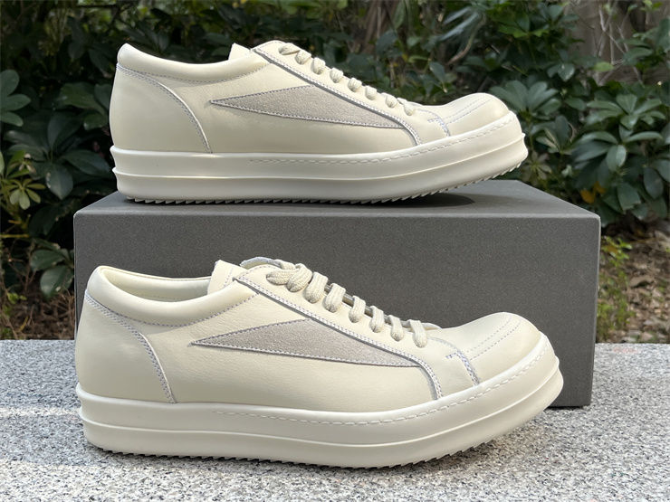 Thumbnail: Rick Owens Lido Vintage Sneaker - Low "Milk"