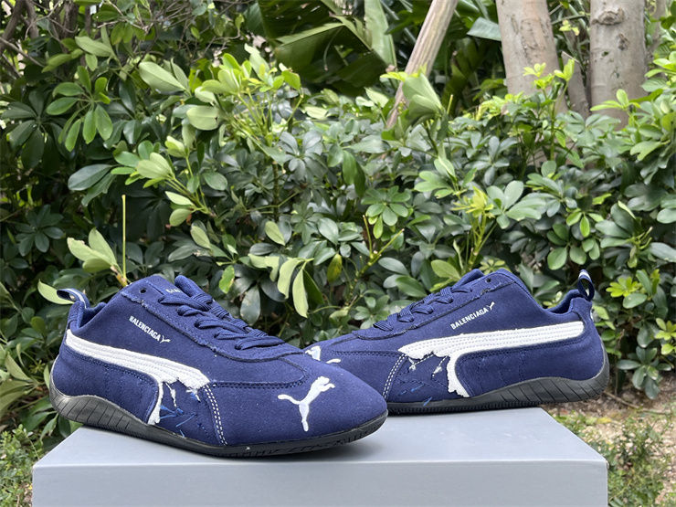 Thumbnail: Balenciaga x PUMA Speedcat Suede "Navy White"