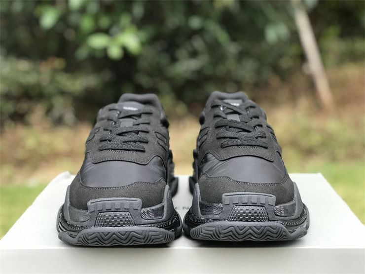 Thumbnail: Balenciaga Triple S Nylon Sneaker "Black"