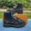 Thumbnail: Louis Vuitton x Timberland 6 Inch Ankle Boot 'Embossed Monogram - Black'