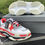 Thumbnail: Balenciaga Triple S Sneaker "Grey Red"