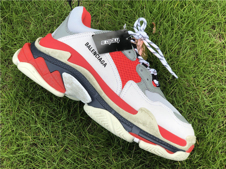 Thumbnail: Balenciaga Triple S Sneaker "Grey Red"