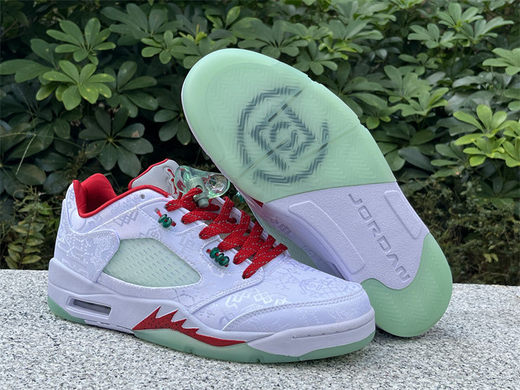 CLOT x Air Jordan 5 - Low "White Silk 20th Anniversary"