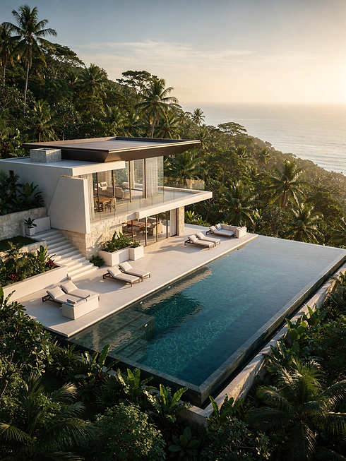 Private pool villa with panoramic Andaman Sea views at The T Forest