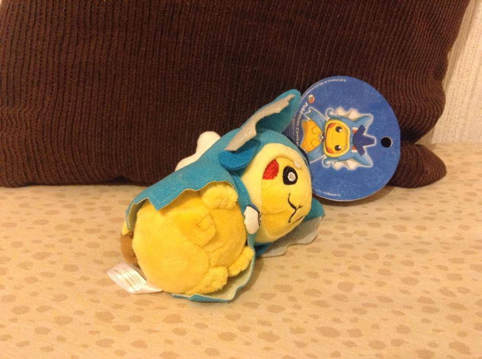 Miniatura: Llavero Pikachu de Felpa con cosplay de Gyarados color Azul