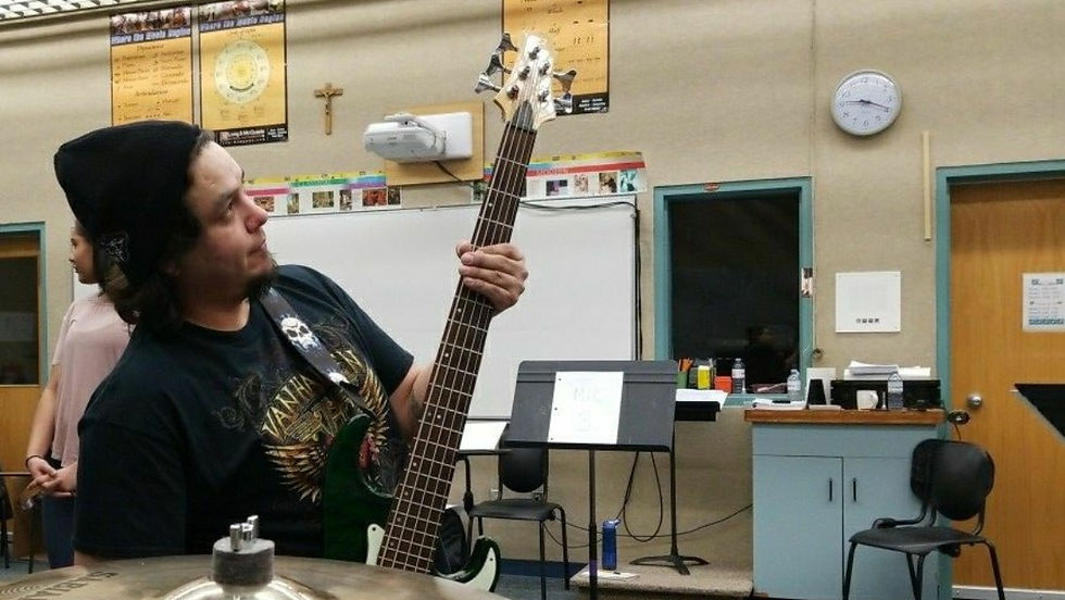 Rehearsals at the JP Band Room