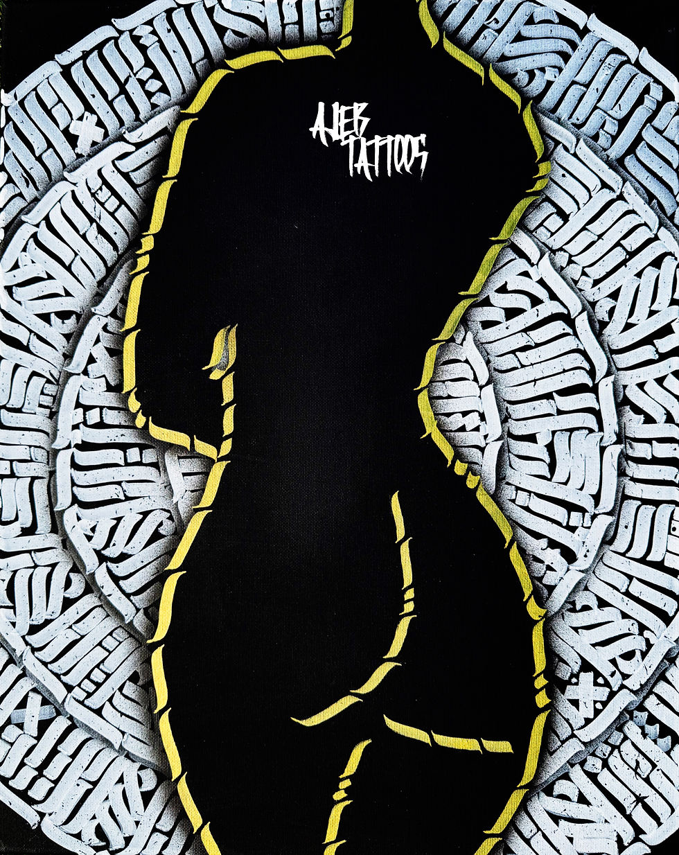 Calligraffiti Calligraphy graffiti artwork Manchester