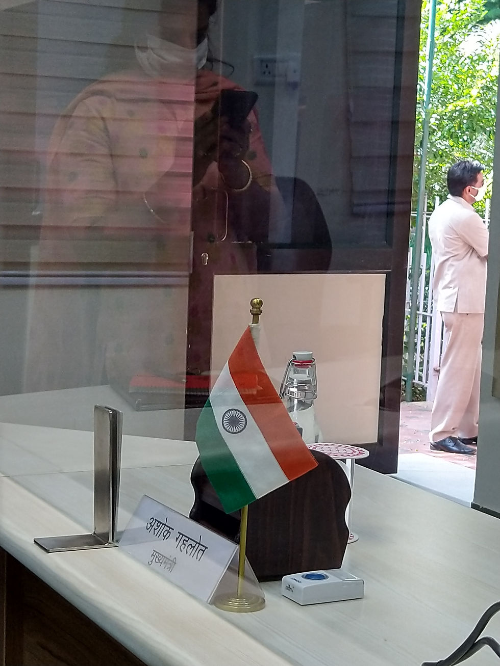 Armor at Chief minister house