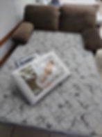 Sofá-cama  155x220cm aberto