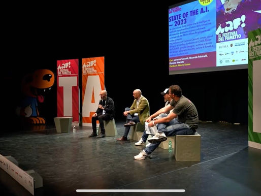 Incontro sull'Intelligenza Artificiale nel fumetto