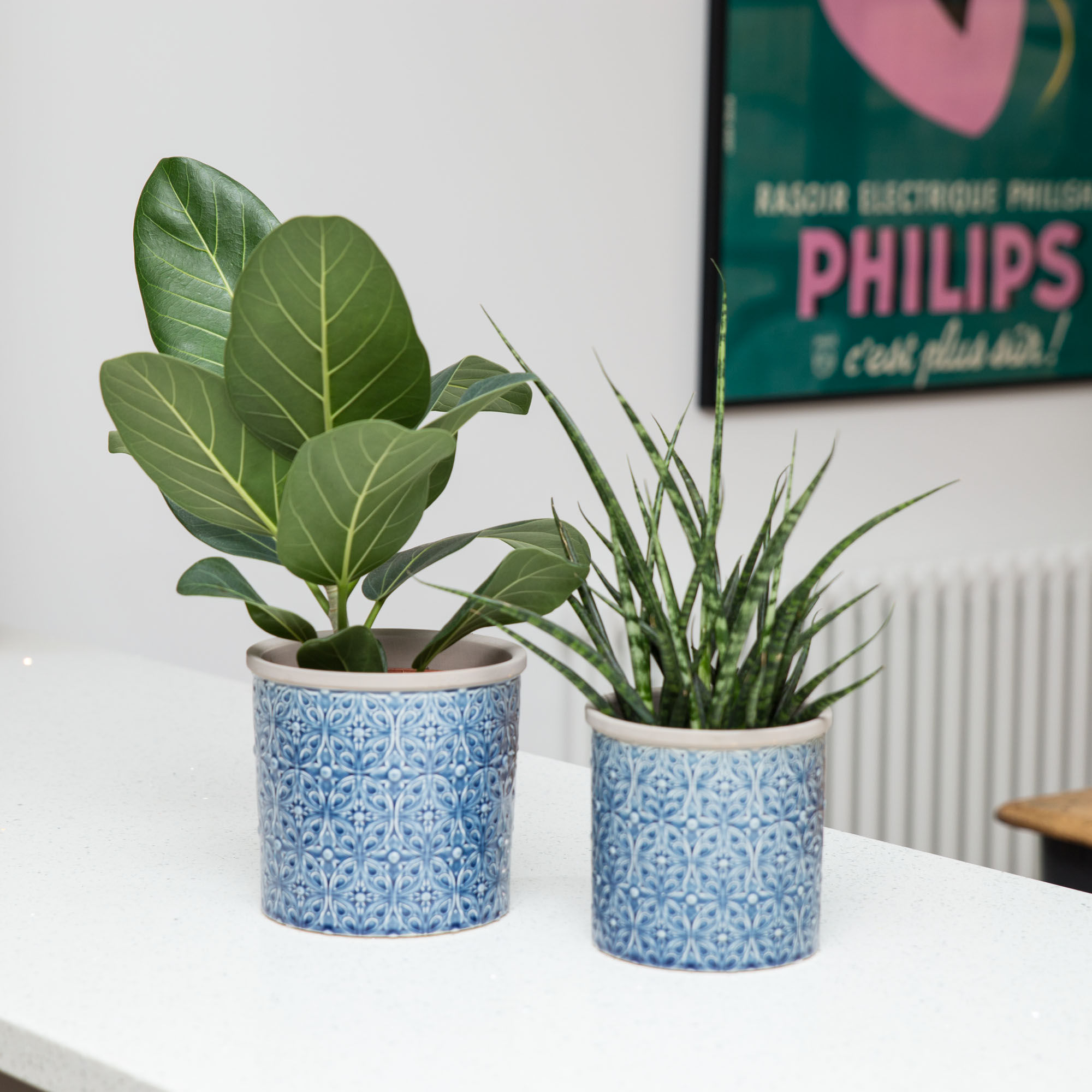 Porto Blue Planter