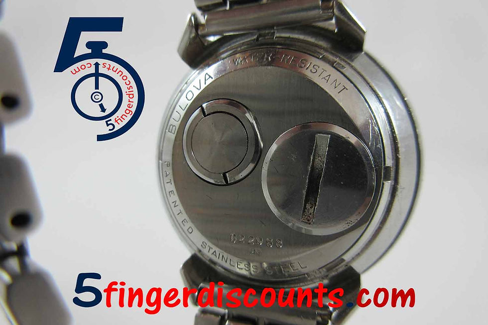 Thumbnail: 1969 M9 BULOVA ACCUTRON ASTRONAUT BULOVA BAND