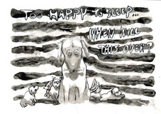 幸せすぎて眠れない犬 / The mother dog who is too happy to sleep