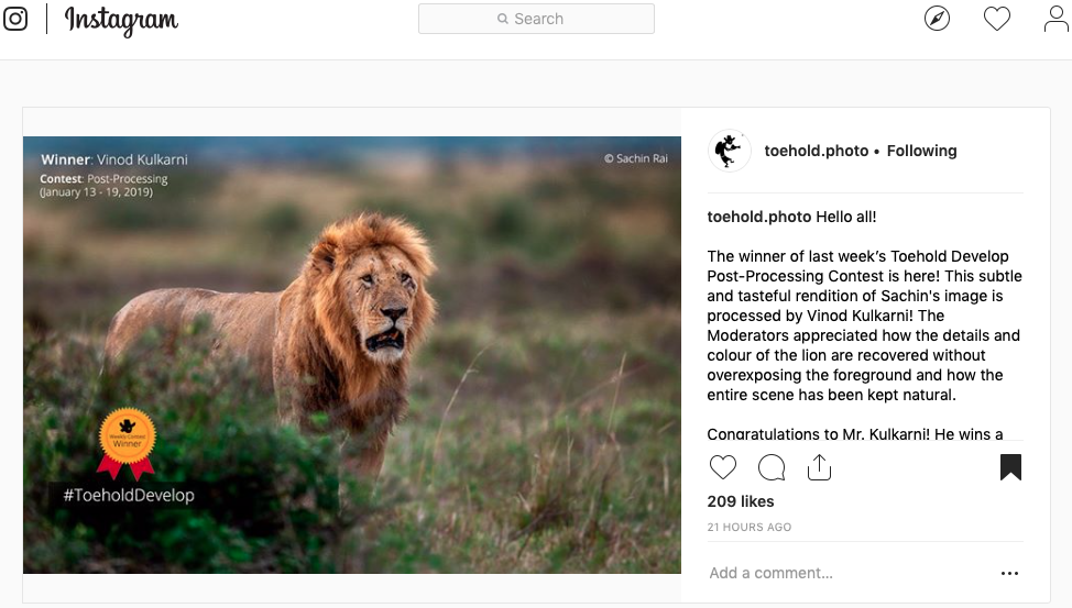 Original archive image associated with the first Toehold Post Processing Award