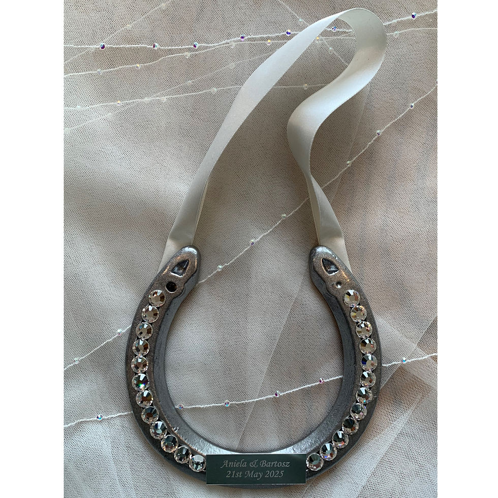 Thumbnail: Full Crystal Wedding Horseshoe