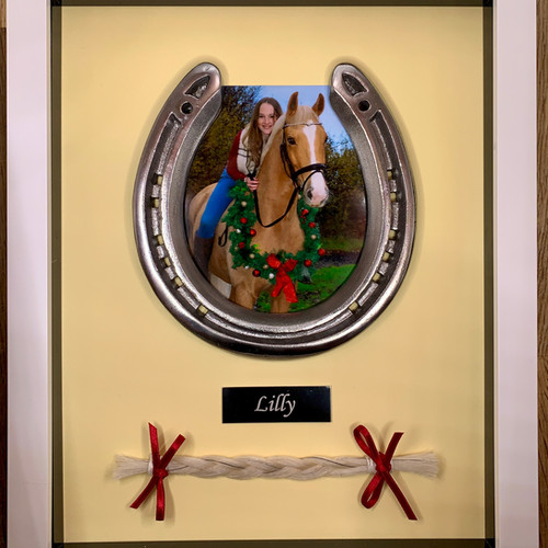 Personalized Horseshoe Sympathy Gift