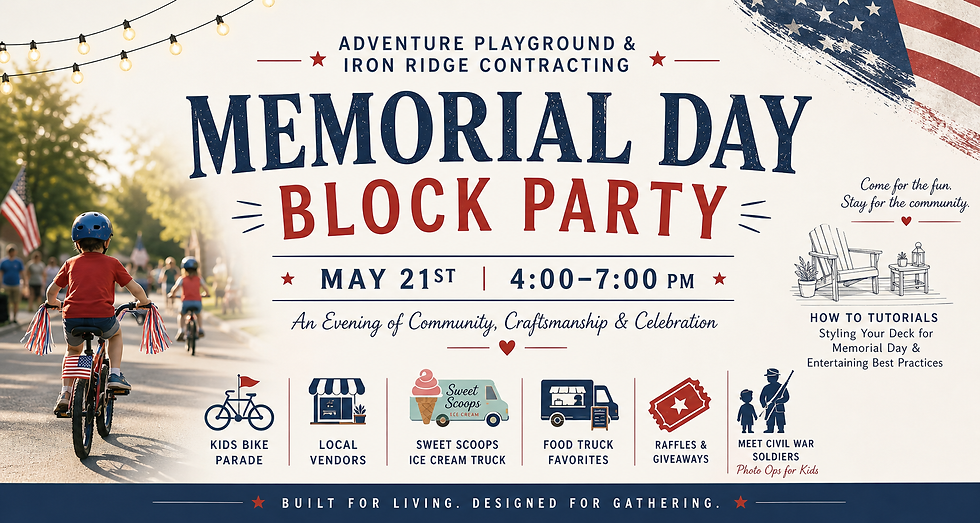 Free Upgrades at Our Block Party