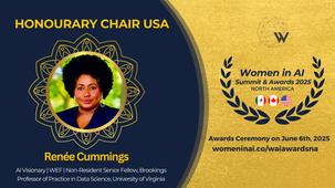 Women in AI welcomes Renée Cummings as Honorary Chair USA: Champion of Ethical AI for Justice and Equity