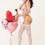 Thumbnail: Be Mine White Teddy &  Thigh High Stockings