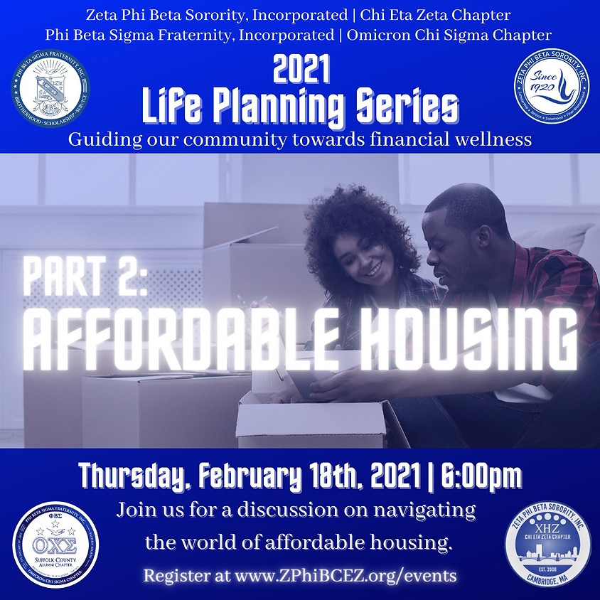 Life Planning Series: Affordable Housing