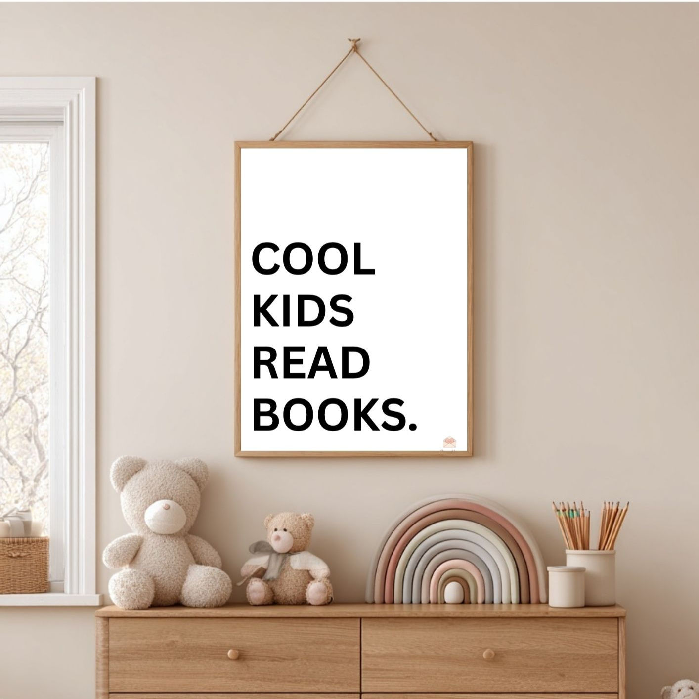 תמונה לקיר - Cool Kids Read Books 5