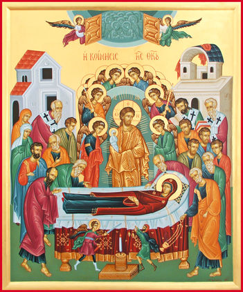 Festmeddelande för Theotokos avsomnandes högtid