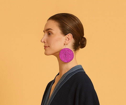 Thumbnail: Fatima Raffia Earrings 