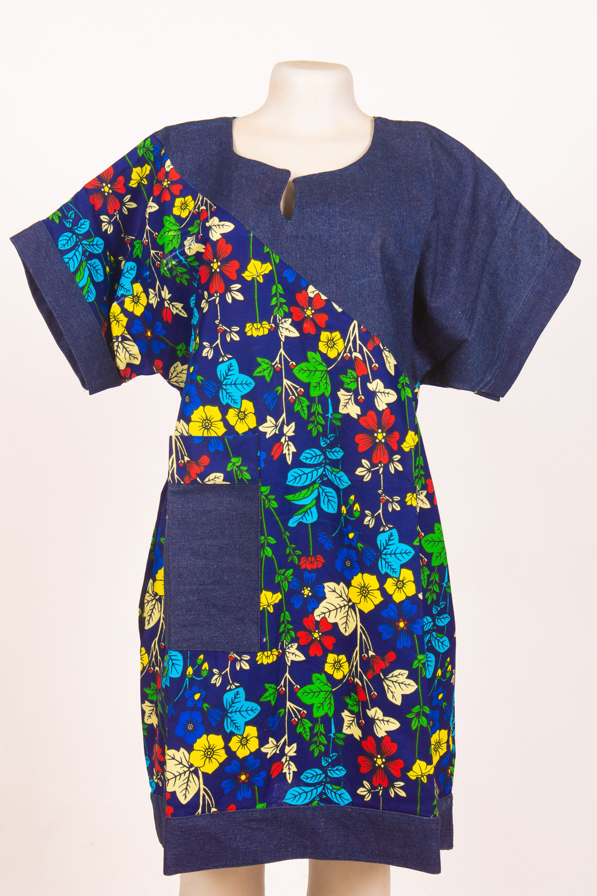 Denim and PrintDress