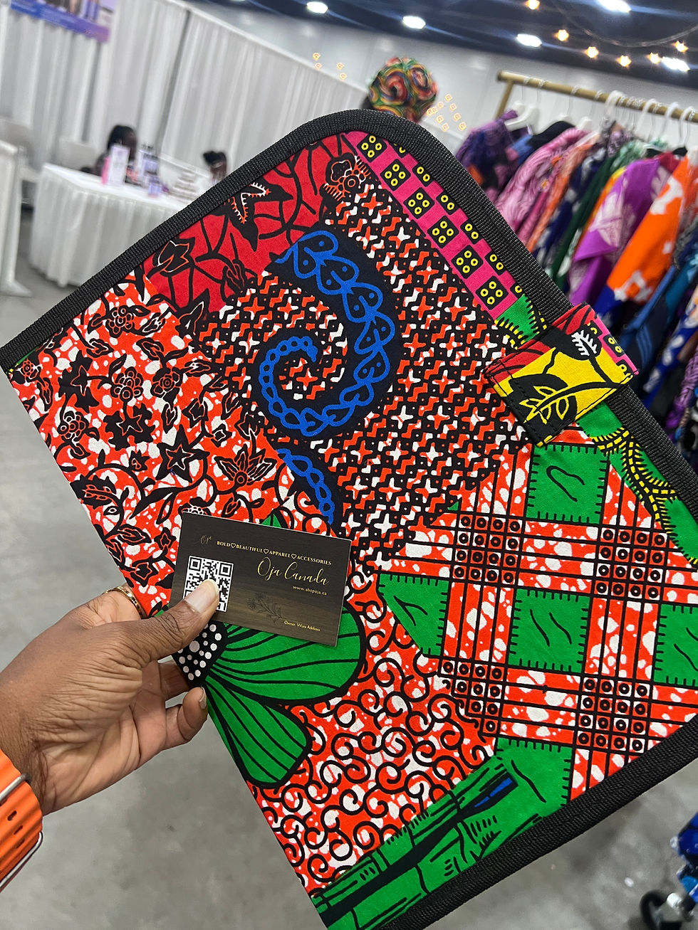 Thumbnail: Ade Handmade Print Document Folder Sleeve Portfolio Clutch