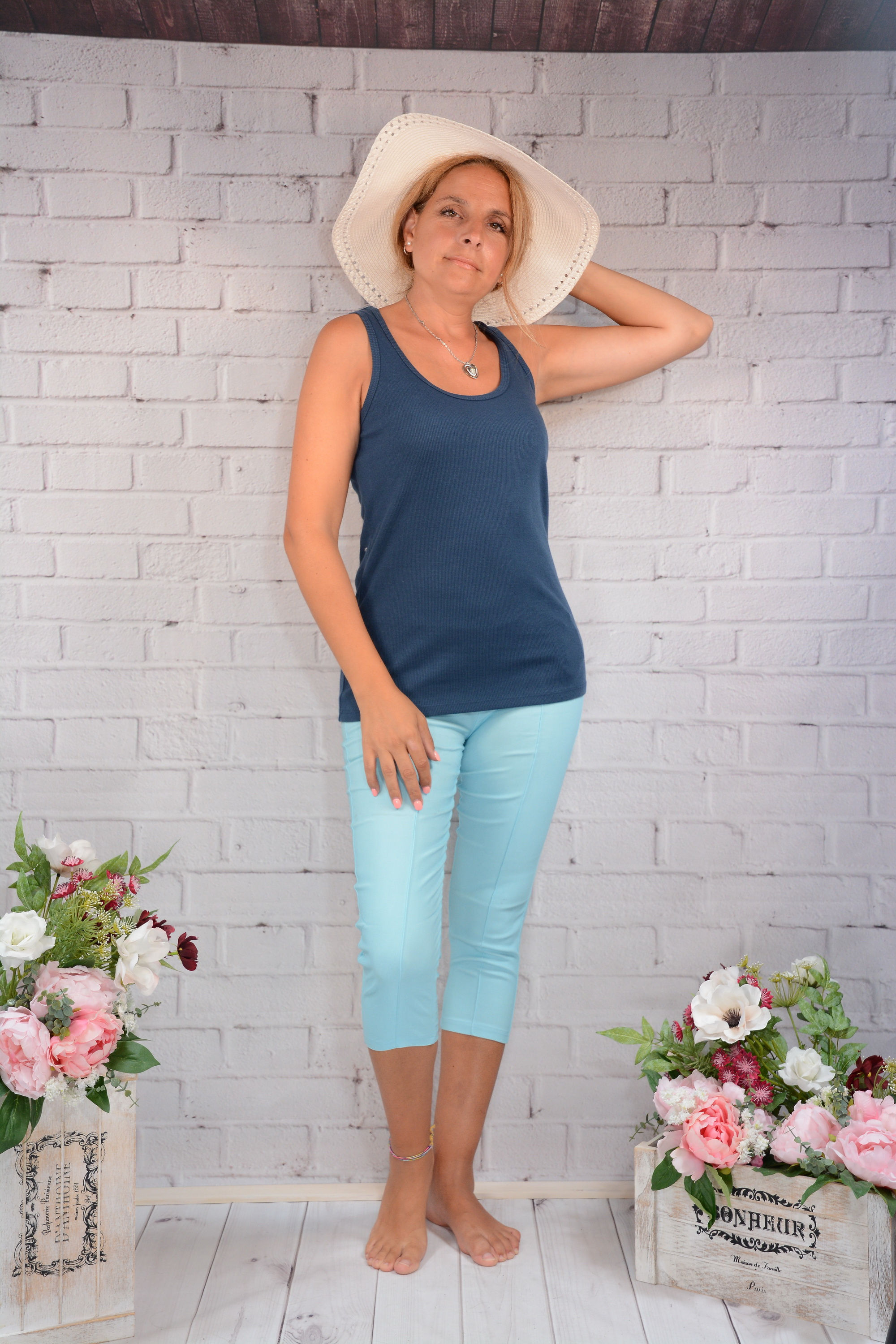 Pinocchietti in tessuto elasticizzato