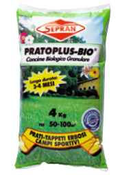 CONCIME ROSA 4 KG PRATOPLUS-BIO® CONCIME ORGANICO-AZOTATO LENTA CESSIONE