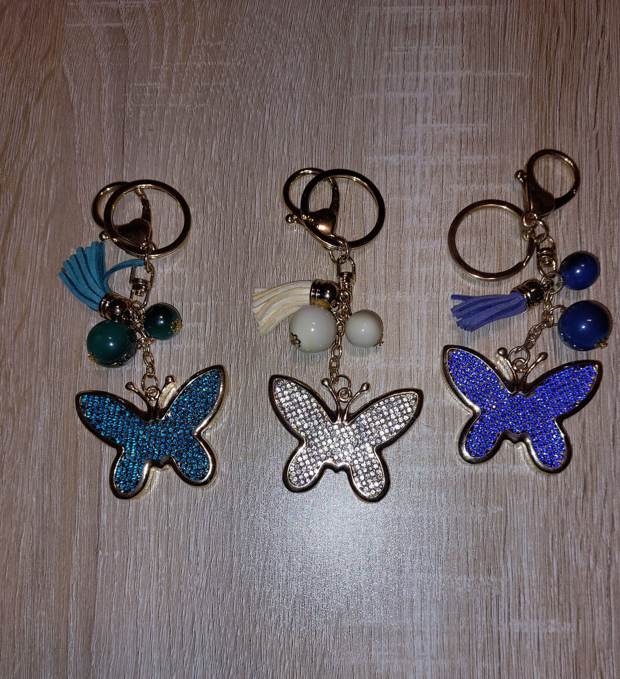 Portachiavi con farfalle