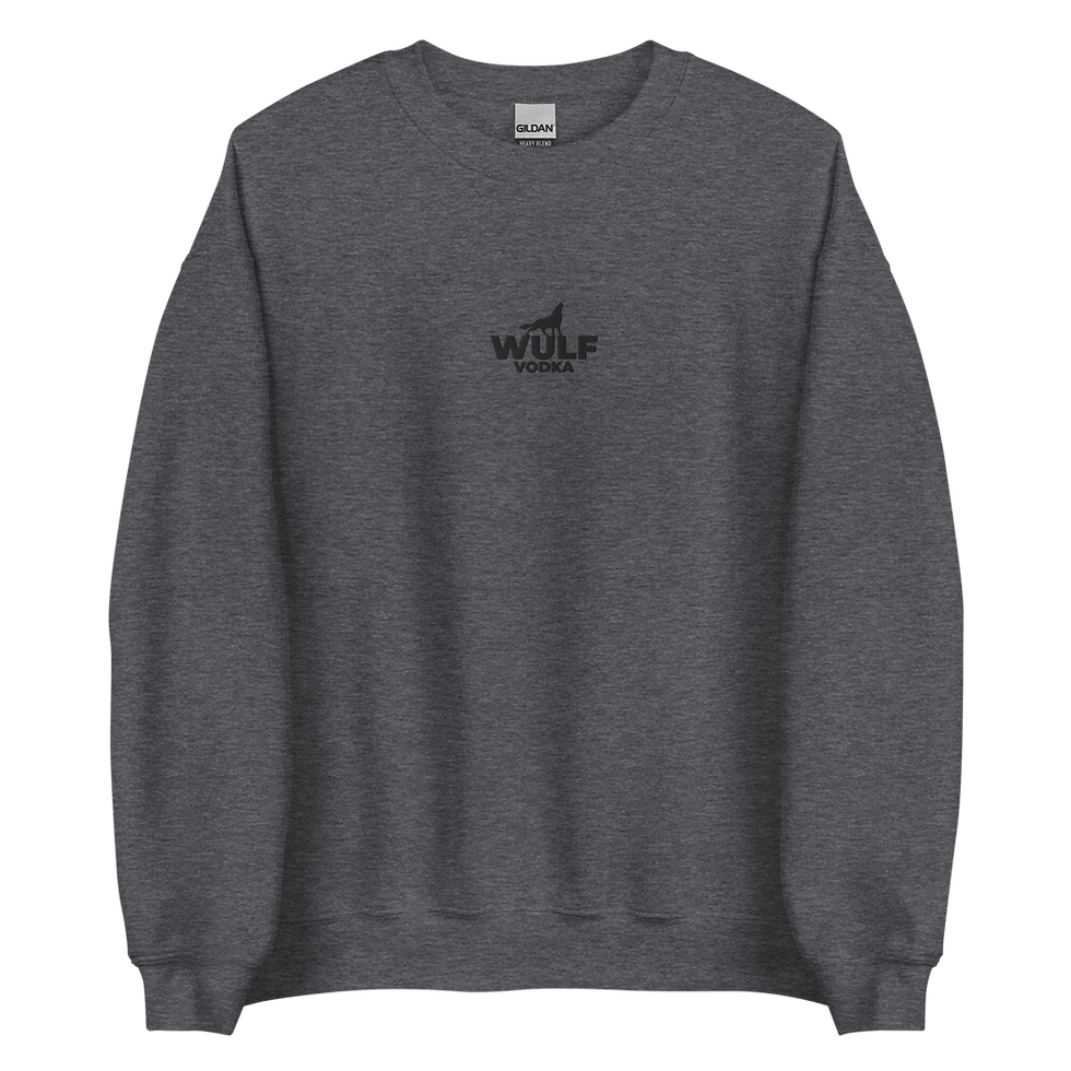 Thumbnail: Wulf Embroidered Crew Neck (Black Logo)