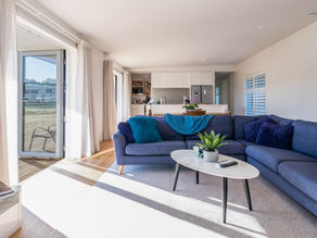 Quiet, peaceful interior of a High Performance Home NZ in Taupō designed to reduce outside noise and improve comfort.