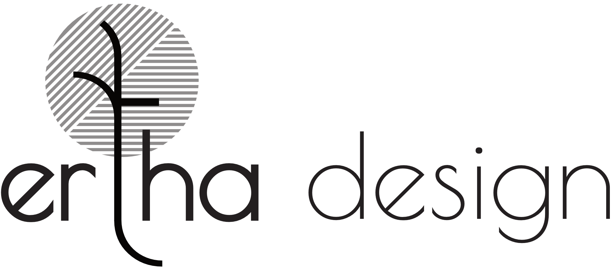 Ertha design logo