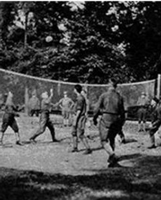 primeira partida de volei