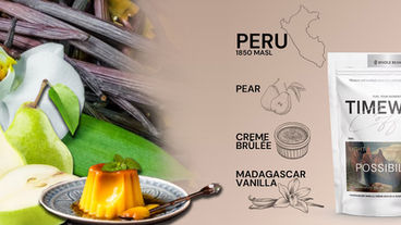 POSSIBILITY Organic Coffee: A Flavor Journey Inspired by Madagascar Vanilla, Crème Brûlée & Pear