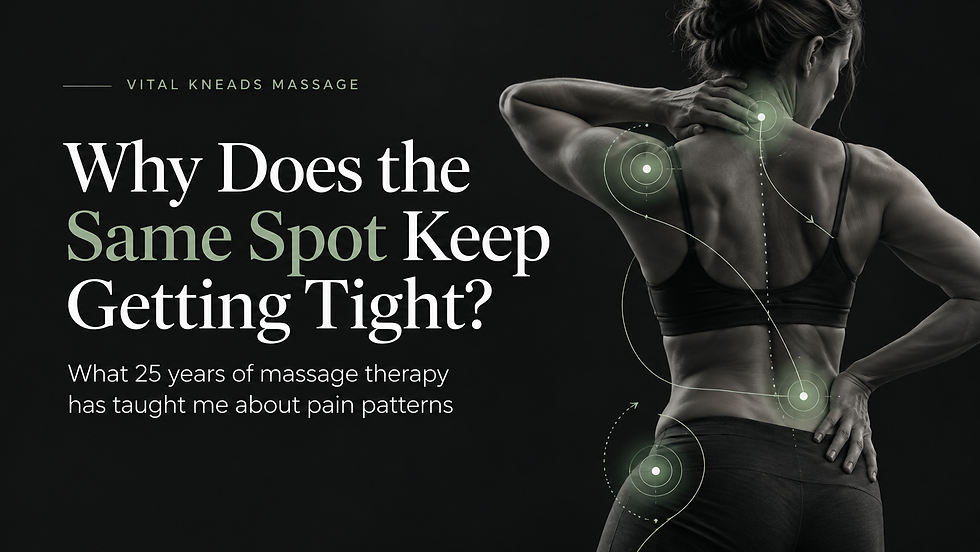 Why Does the Same Spot Keep Getting Tight? Here's What 25 Years of Massage Has Taught Me