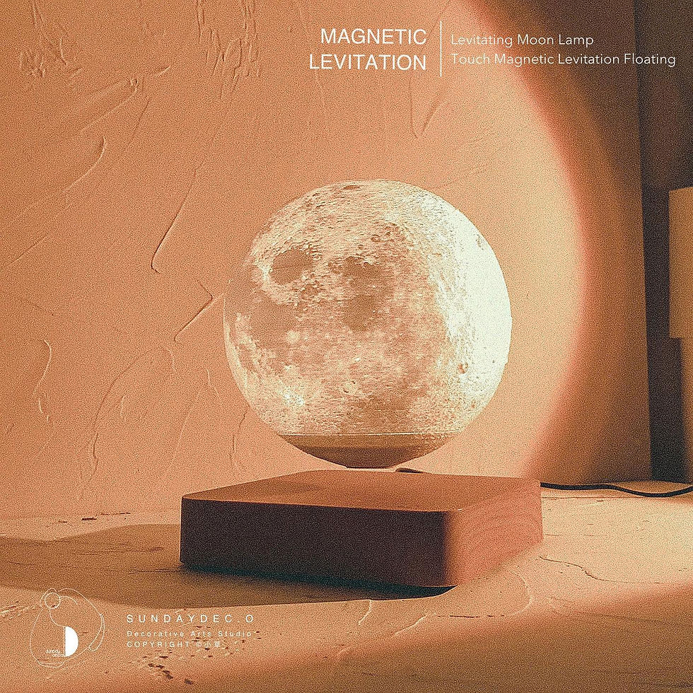 Thumbnail: ◤ Magnetic Levitating Moon Lamp ◢