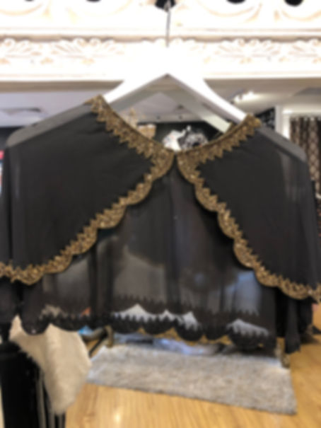 CAPE DESIGN BEADED SHRUG