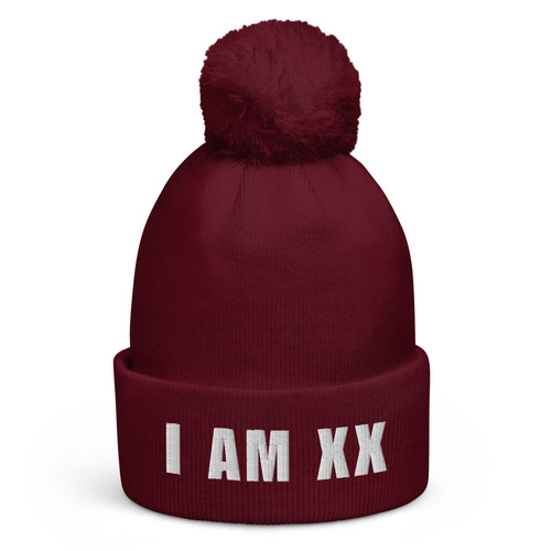 I am XX Beechfield Pom Pom Beanie | Official Shop | April