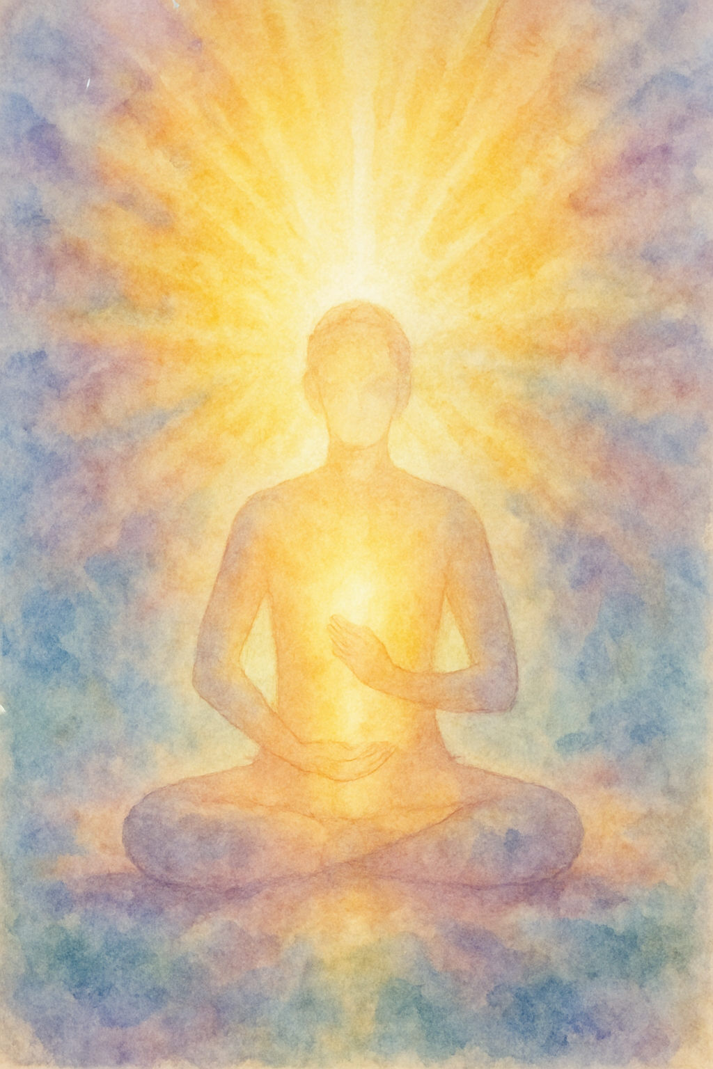 8 x 10 Water Color Reiki Digital Image